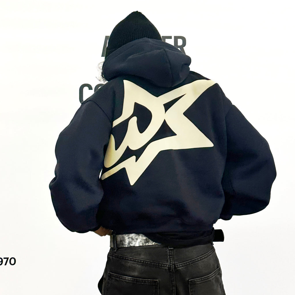 WRLDWIDE Navy Hoodie