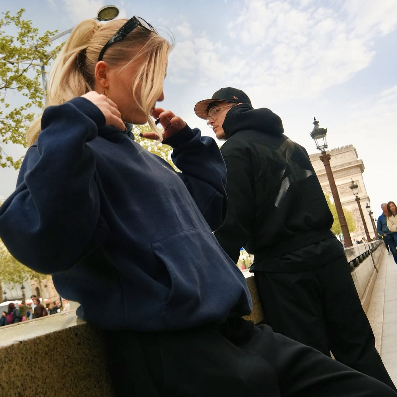 WRLDWIDE Navy Hoodie
