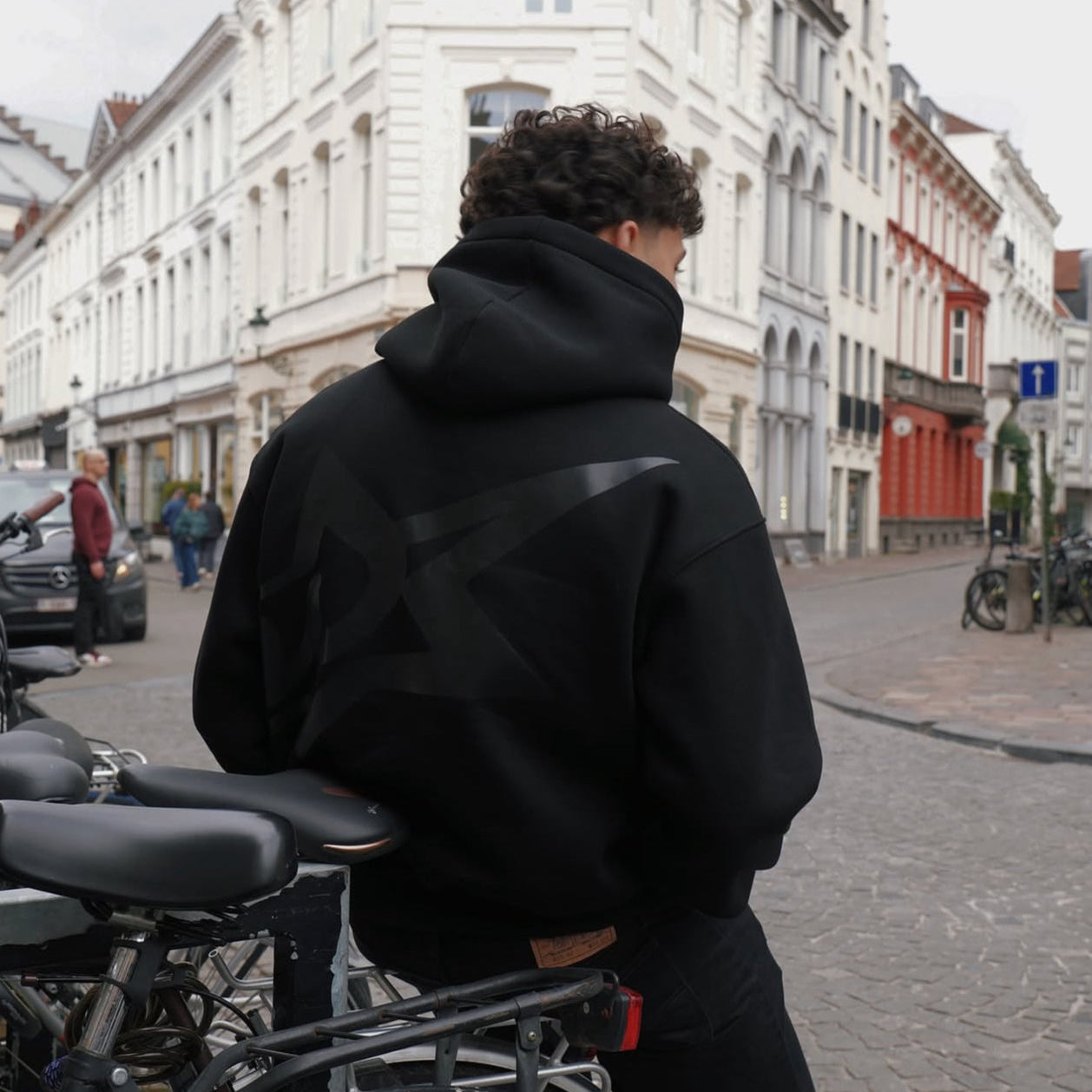 WRLWIDE Black Hoodie