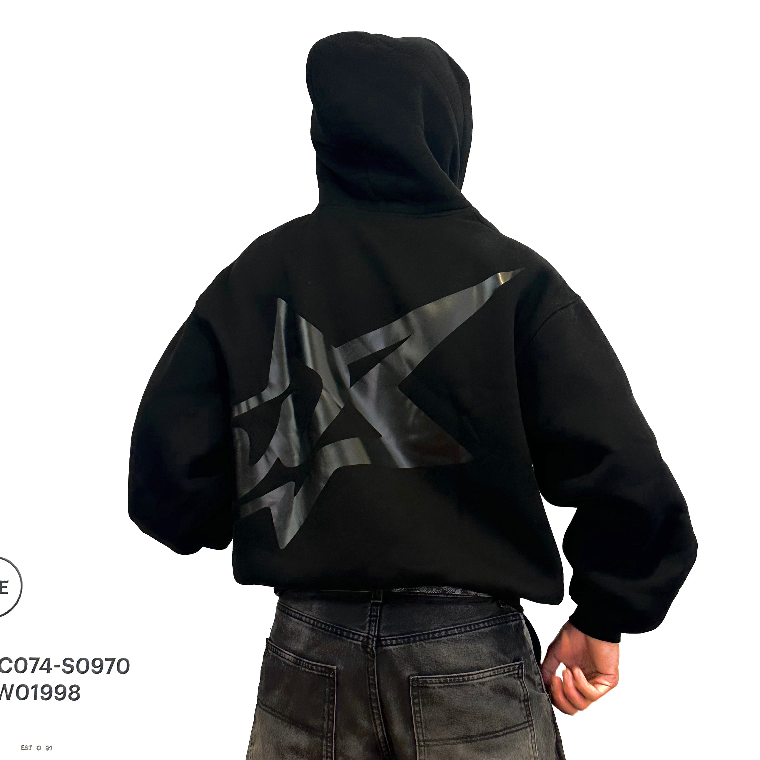 WRLWIDE Black Hoodie